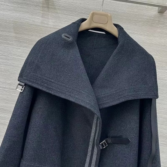 Autumn Winter Women's Luxe Cotton Elegant Long Loose Coat