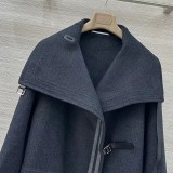 Autumn Winter Women's Luxe Cotton Elegant Long Loose Coat