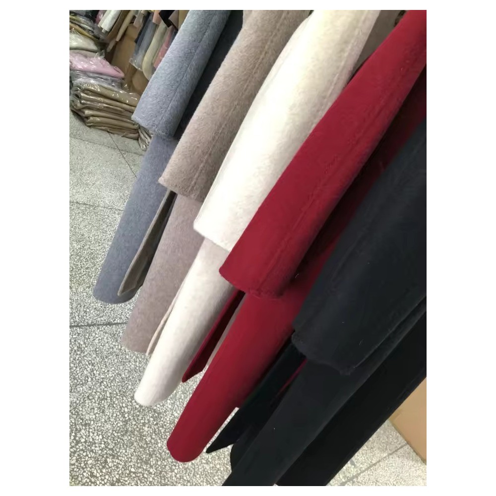 100% Wool Double-Sided Long Coat | Luxury Winter