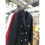 100% Wool Double-Sided Long Coat | Luxury Winter