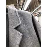 100% Wool Double-Sided Long Coat | Luxury Winter