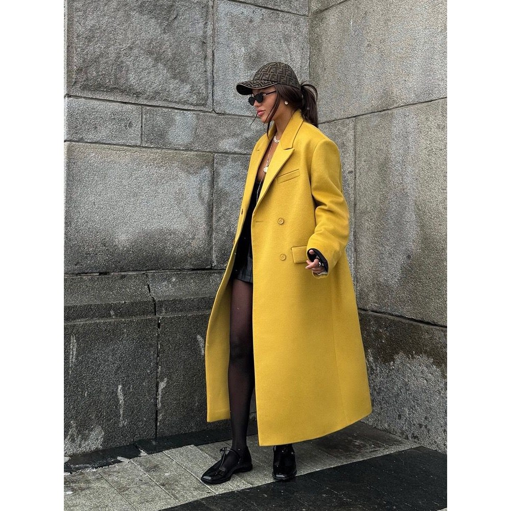 Cappotto Polyester Double Face | Lusso Autunno/Inverno