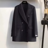 Giacca Corta Lana Double-Face | Cappotto Donna Doppio Petto