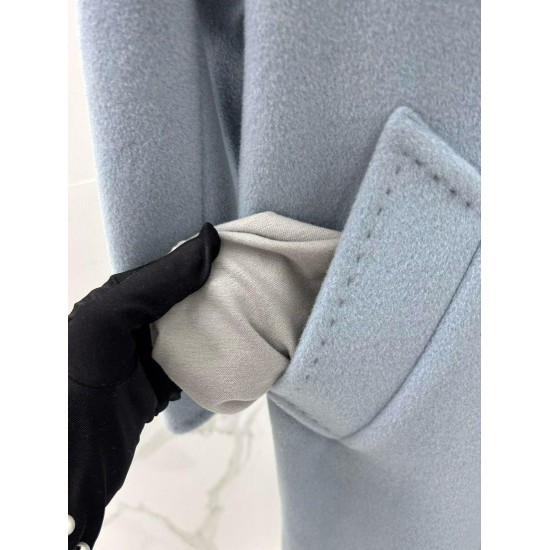 Cappotto Invernale da Donna M Luxe in Cashmere e Lana – Giacca Lunga Designer in 100% Pelo di Cammello con Cintura