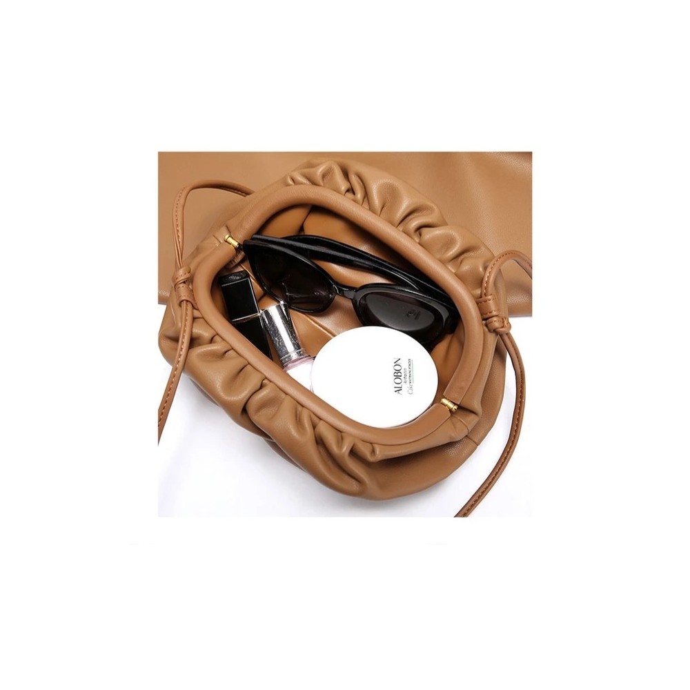 Borsa Pochette Donna in Vera Pelle | Stile Dumpling di Lusso