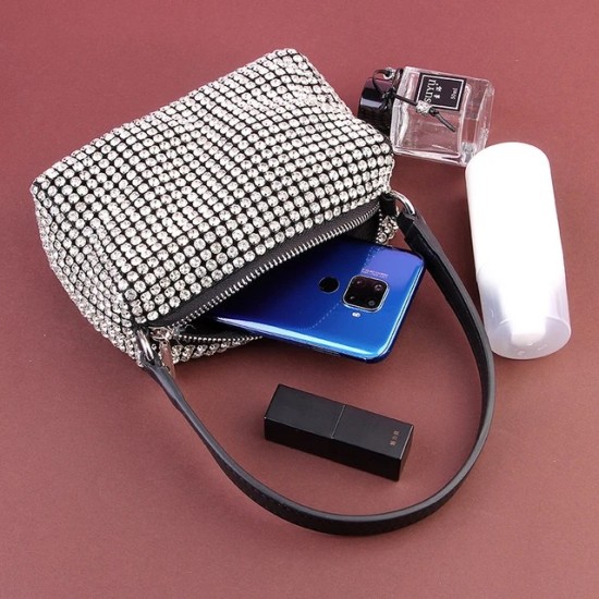 Luxury Crystal Designer Handbag – Wang Pillow Bag