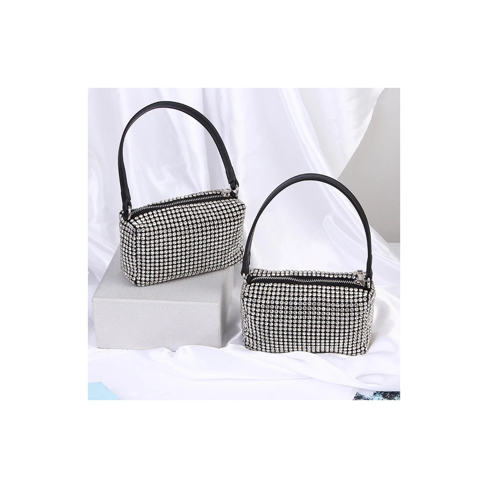 Luxury Crystal Designer Handbag – Wang Pillow Bag