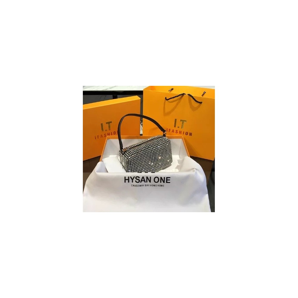 Luxury Crystal Designer Handbag – Wang Pillow Bag