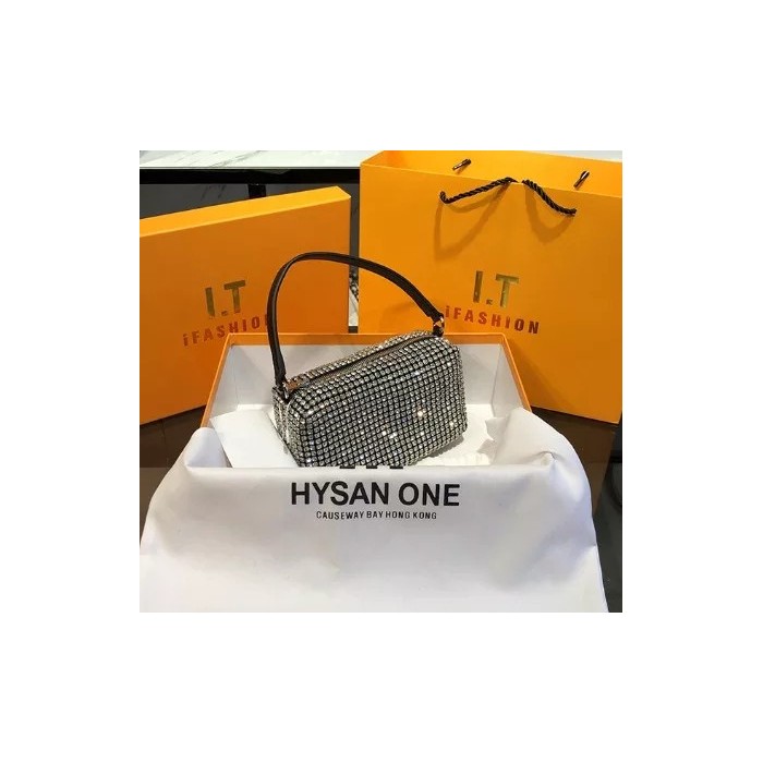 Luxury Crystal Designer Handbag – Wang Pillow Bag