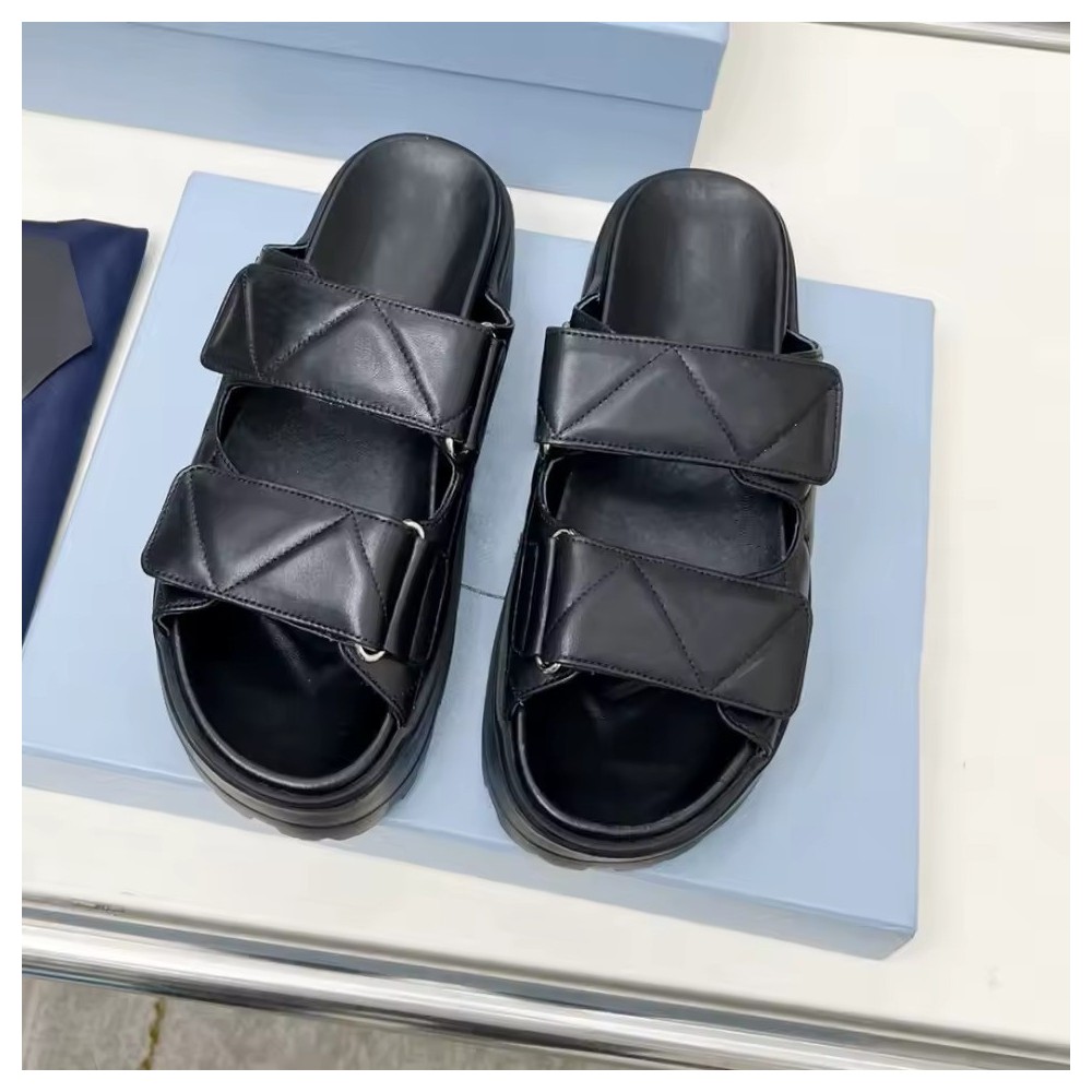 Lightweight Adjustable Double Strap Sandals for Men and Women - Comfortable Waterproof Slip-On Slides for Couples, Indoor & Outd