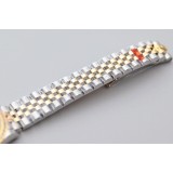 Unisex Stainless Steel Day-Date Watch - Luxury Silver Dial Watch with Crystal Markers