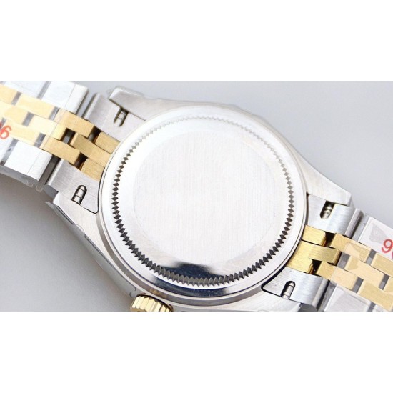 Orologio Unisex Day-Date Acciaio - Orologio di Lusso Quadrante Argento con Cristalli