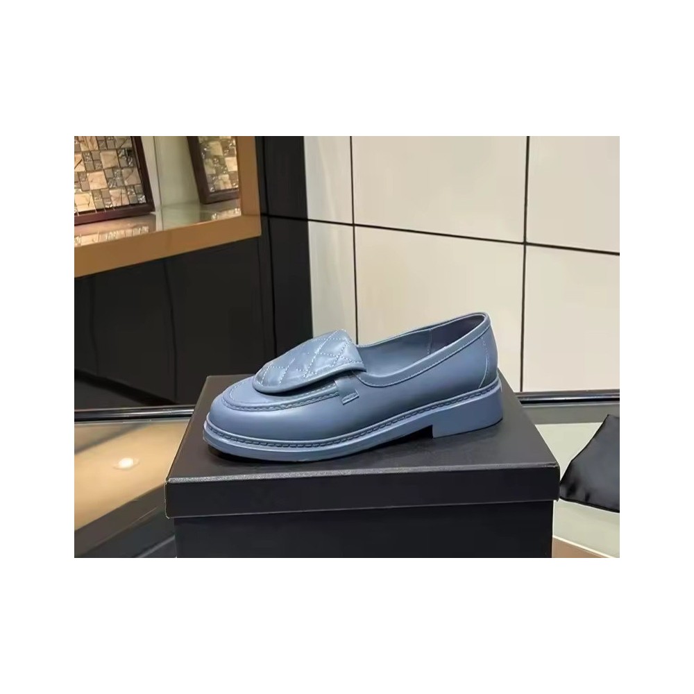 Women's Quilted Leather Loafers | Elegant Slip-On Platform Moccasins