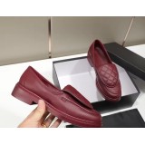 Mocassini in Pelle Trapuntata da Donna | Eleganti Scarpe Platform Slip-On