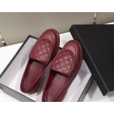 Women's Quilted Leather Loafers | Elegant Slip-On Platform Moccasins