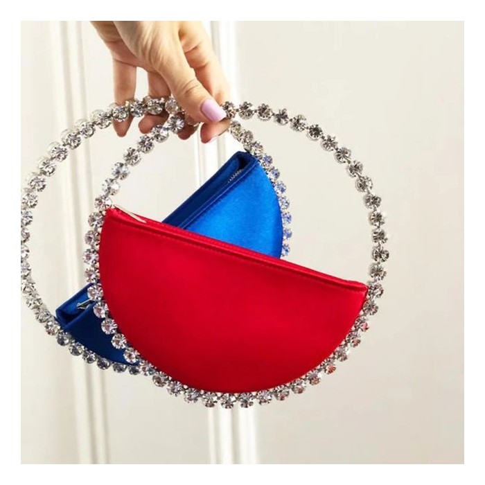 Pochette Sferica con Strass – Borsa da Sera Elegante Donna