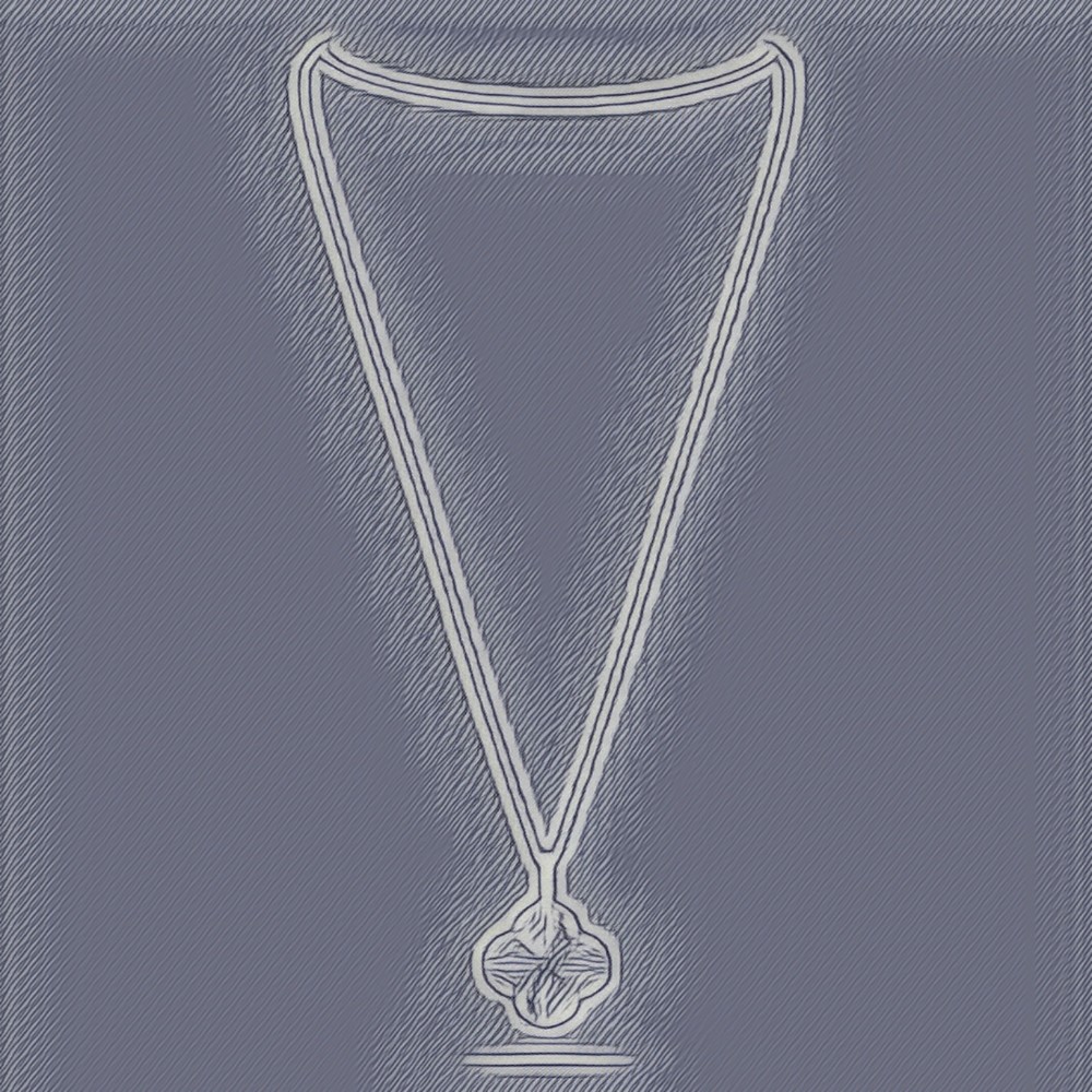 Multi-Strand Clover Pendant Necklace - Elegant Quatrefoil Jewelry