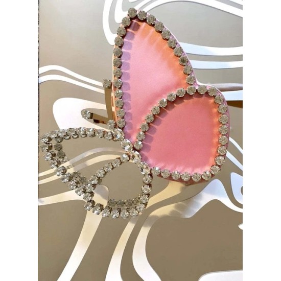 Elegant Butterfly Clutch – Shiny Evening Bag for Women