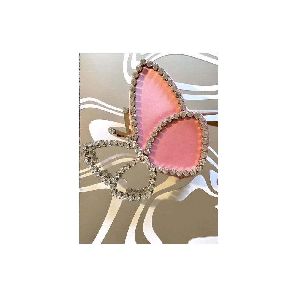 Elegant Butterfly Clutch – Shiny Evening Bag for Women