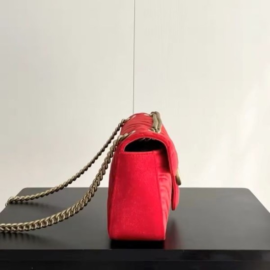 G Lux Velvet Flap Bag for Women – Elegant, Luxurious & Versatile