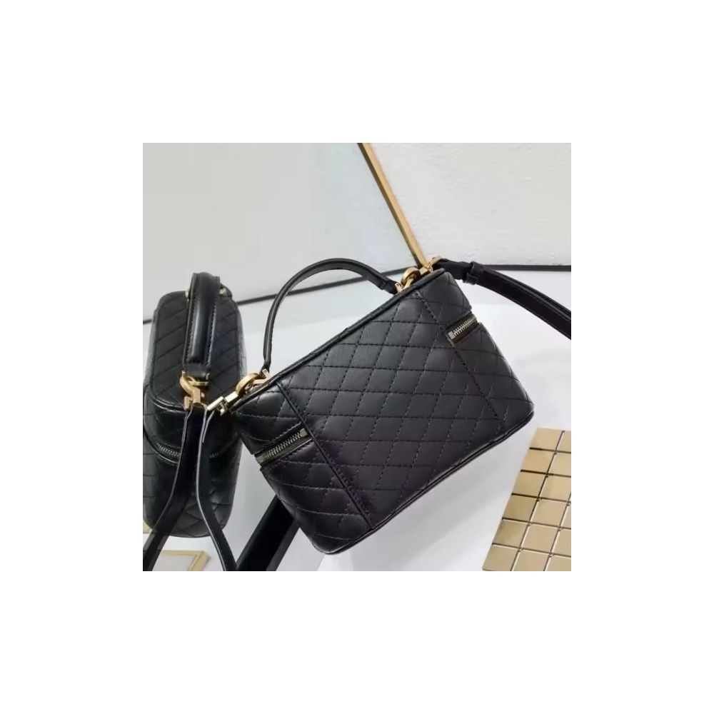 Borsa a Scatola in Pelle PU di Lusso da Donna – Elegante Borsa a Tracolla e a Spalla