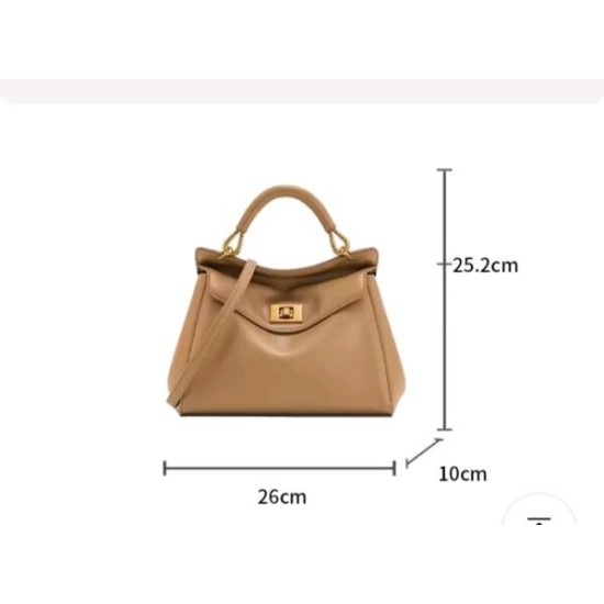 Borsa a Spalla e a Tracolla Lucia Lock – Borsa di Lusso Leggera da Donna