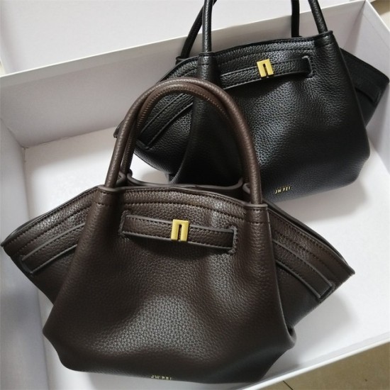 Brown Canvas Mini Crossbody Bag – Elegant Vegan Leather