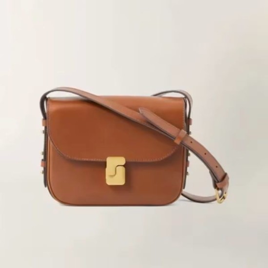 Luxury Women’s Purple Leather Briefcase – Elegant Designer Bag