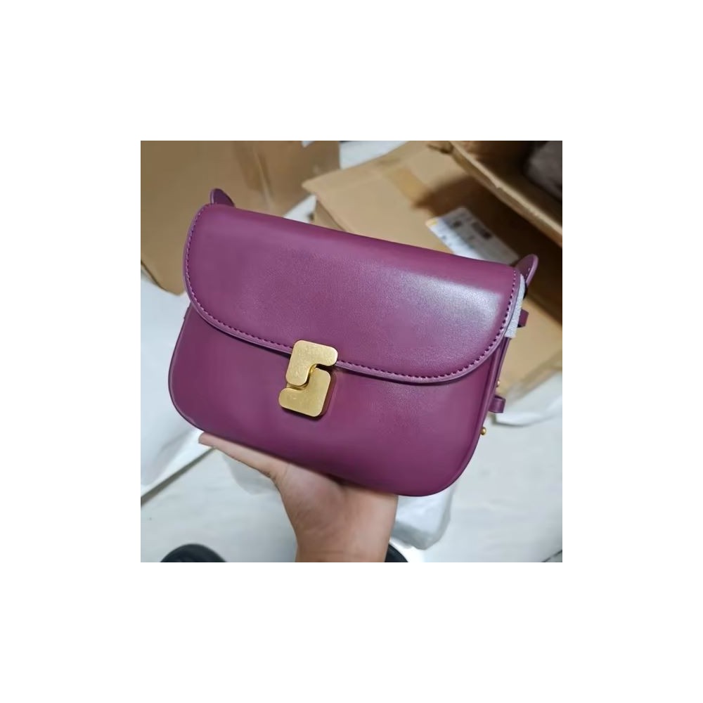 Valigetta da Donna in Pelle Viola di Lusso – Borsa Elegante e di Design