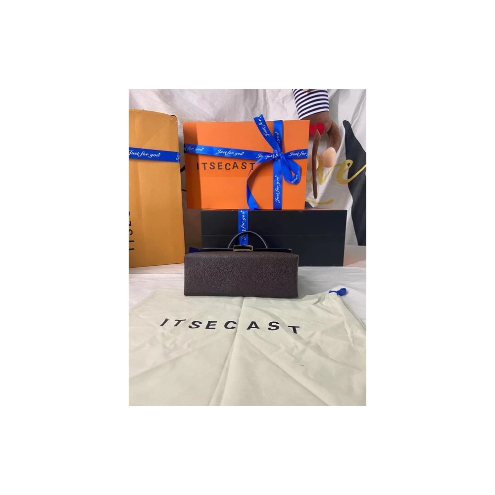 Lux VL Women’s Canvas & Leather Shoulder Bag – Elegant Design