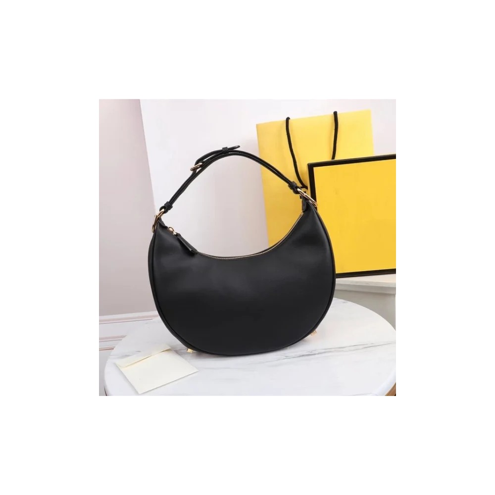 Borsa a Spalla Donna in Vera Pelle di Lusso – Mezza Luna