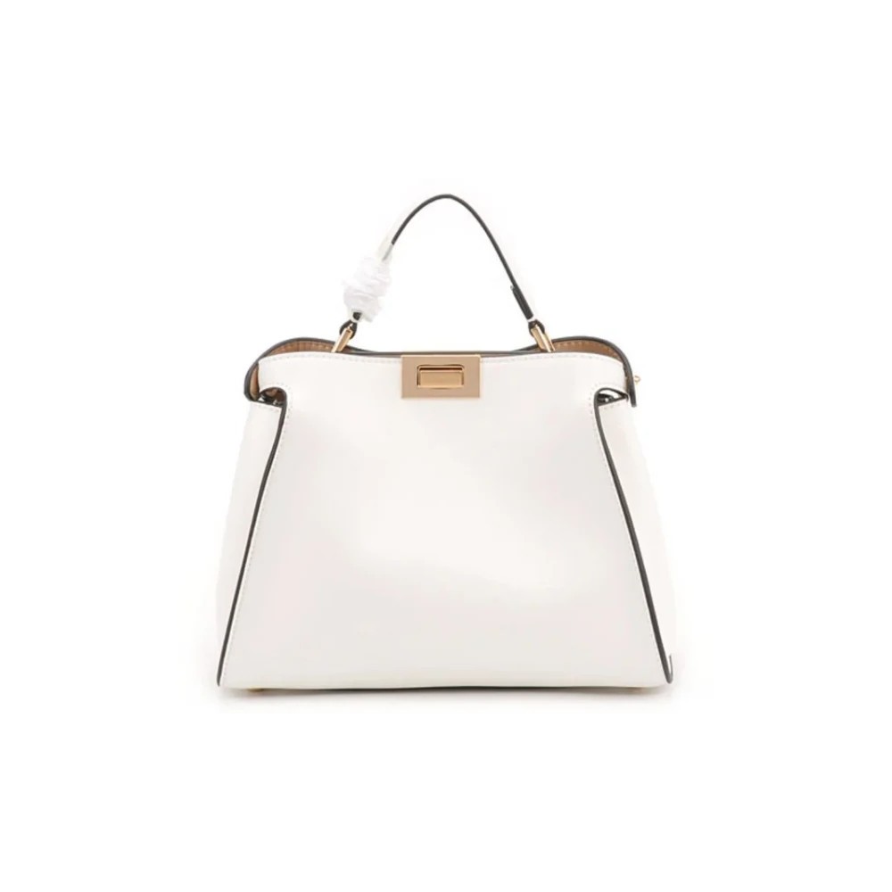 Lux F Leather Handbag – Elegant & Versatile Designer Bag for Women