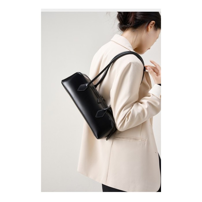 Borsa a Spalla in Vera Pelle Coreana da Donna | Elegante Borsa Designer