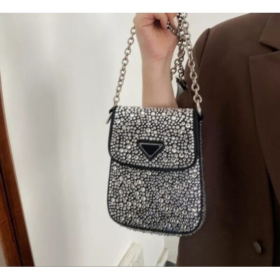 Women’s Luxury Glitter Crossbody Bag | P Lux Designer Handbag