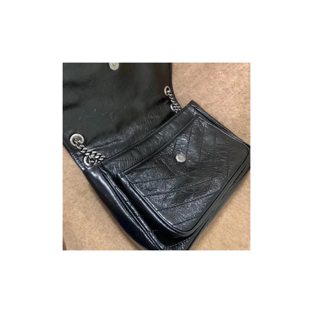 Borsa a Spalla di Lusso in Pelle con Catena | Eleganza e Qualità Artigianale