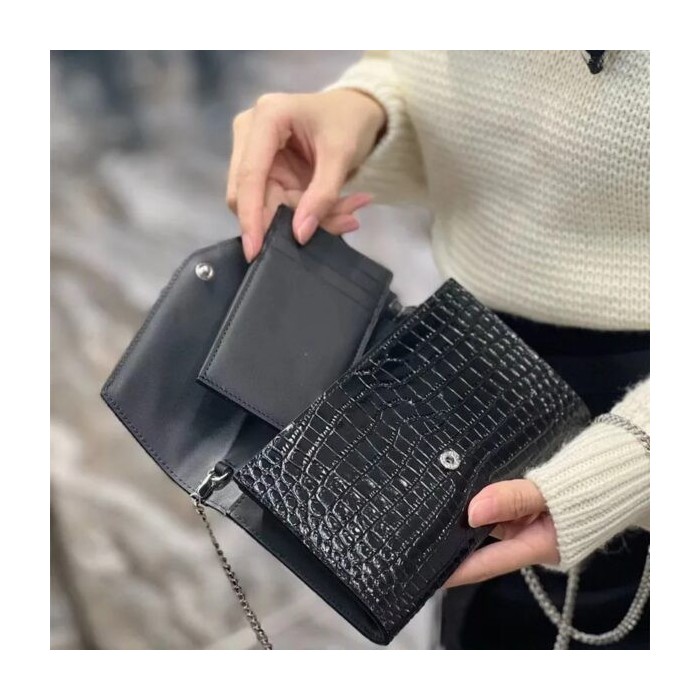 Luxury Women’s Triangle Shoulder Bag – Genuine Cow Leather, Elegant Chain Handle