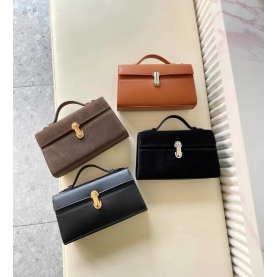 The Symmetry 19 Genuine Suede Leather Handbag – Elegant & Timeless Style