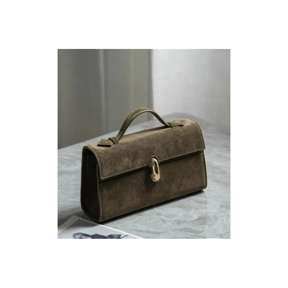 Borsa in Vera Pelle Scamosciata The Symmetry 19 – Eleganza Senza Tempo