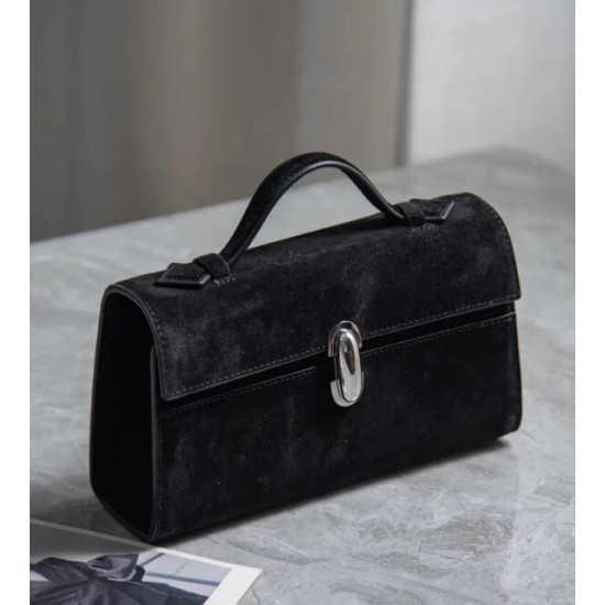 Borsa in Vera Pelle Scamosciata The Symmetry 19 – Eleganza Senza Tempo