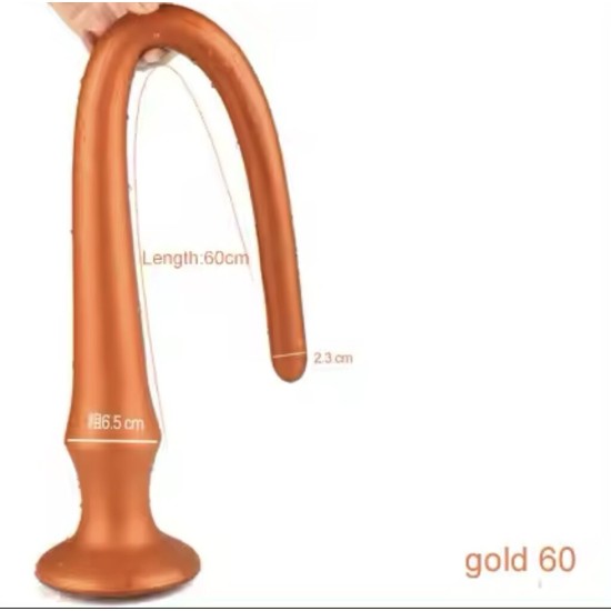 Long Silicone Anal Plug – Soft & Flexible Unisex Adult Toy | Premium Quality