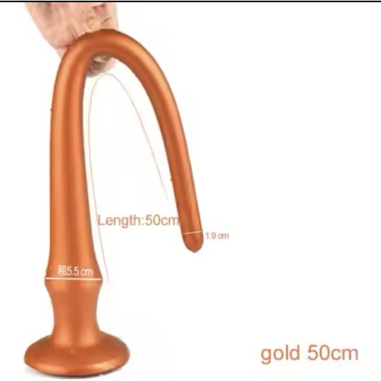 Plug Anale Lungo in Silicone Morbido e Flessibile | Giocattolo Anale Unisex di Alta Qualità