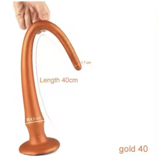 Plug Anale Lungo in Silicone Morbido e Flessibile | Giocattolo Anale Unisex di Alta Qualità