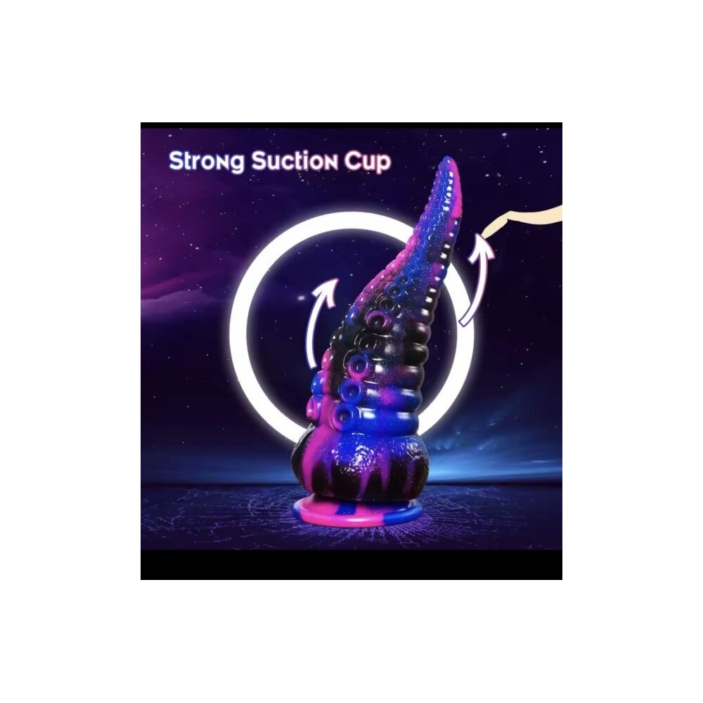 Silicone Tentacle Dildo with Suction Cup – Unisex Fantasy Toy for Intense Pleasure