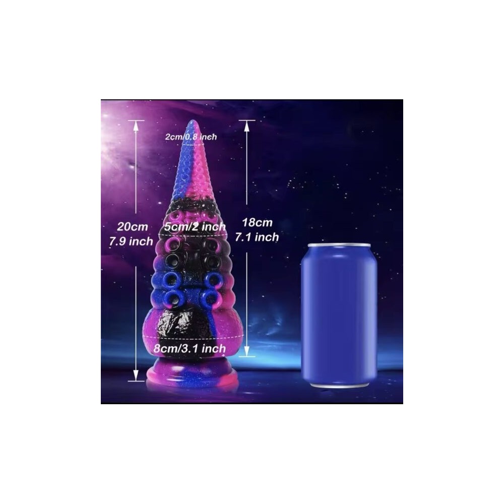 Dildo Tentacolare in Silicone con Ventosa – Giocattolo Unisex per Piacere Intenso