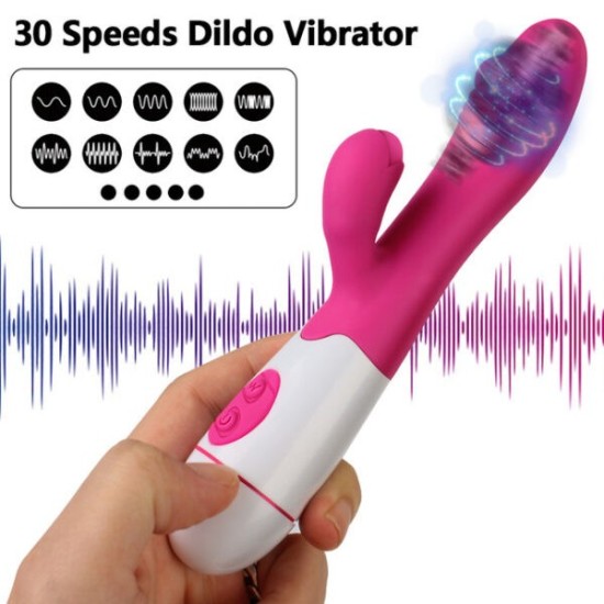 Dual Vibration Rabbit Vibrator – G-Spot & Clitoral Stimulator for Intense Pleasure