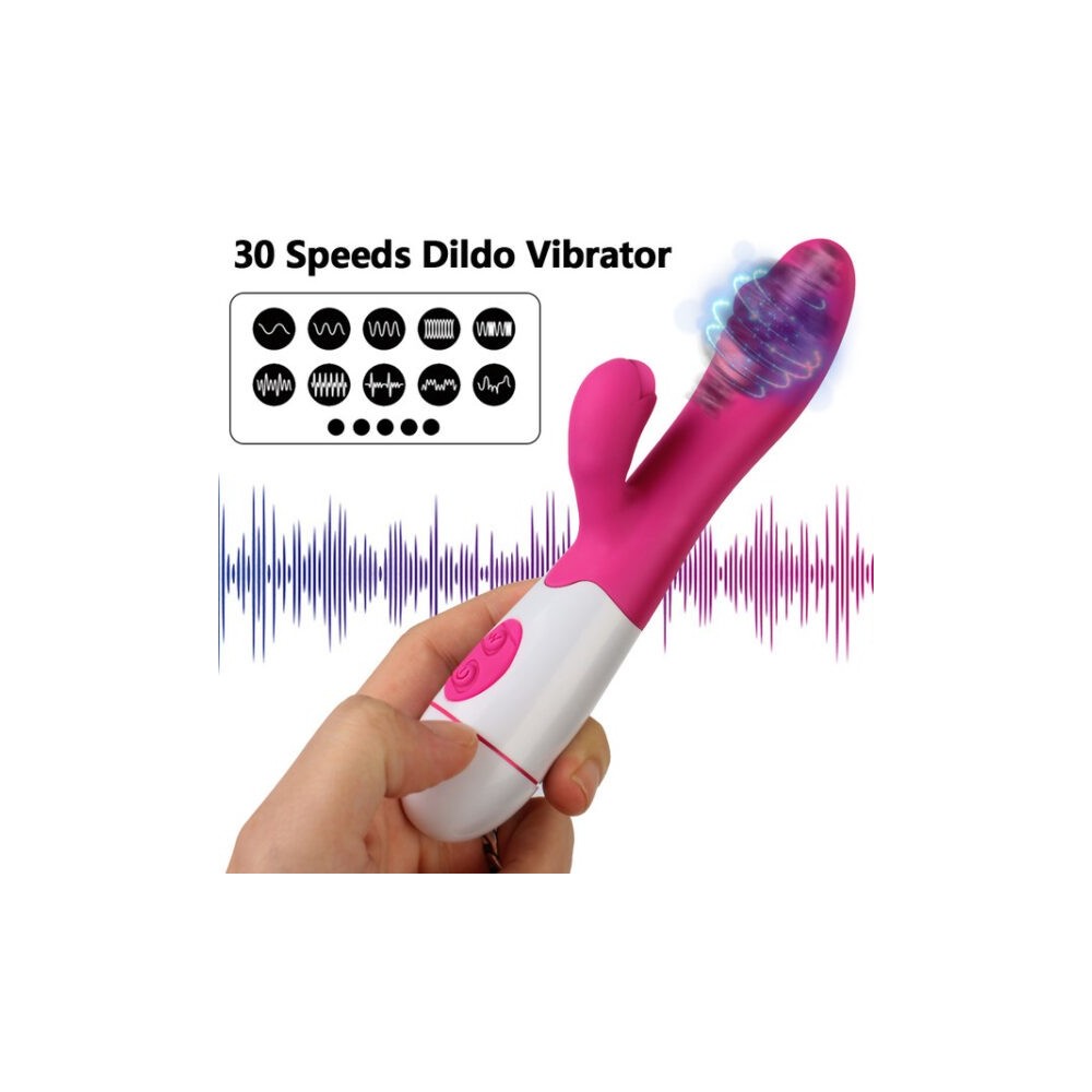 Vibratore Rabbit a Doppia Vibrazione – Stimolatore Punto G e Clitoride