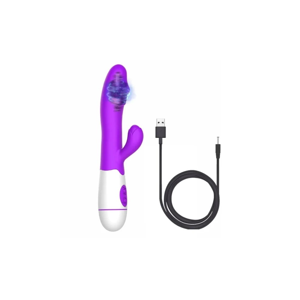 Dual Vibration Rabbit Vibrator – G-Spot & Clitoral Stimulator for Intense Pleasure