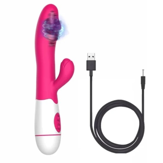 Dual Vibration Rabbit Vibrator – G-Spot & Clitoral Stimulator for Intense Pleasure
