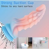Realistic Silicone Monster Dildo with Strong Suction Cup | 7/8 Inch Thick Adult Toy