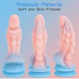 Realistic Silicone Monster Dildo with Strong Suction Cup | 7/8 Inch Thick Adult Toy